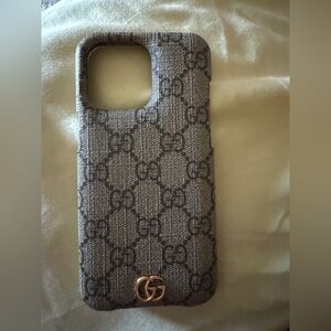 Gucci Designer Phone Case iPhone 15 Pro Max authentic!